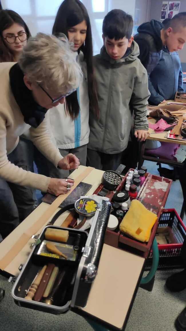 Découverte de la maroquinerie